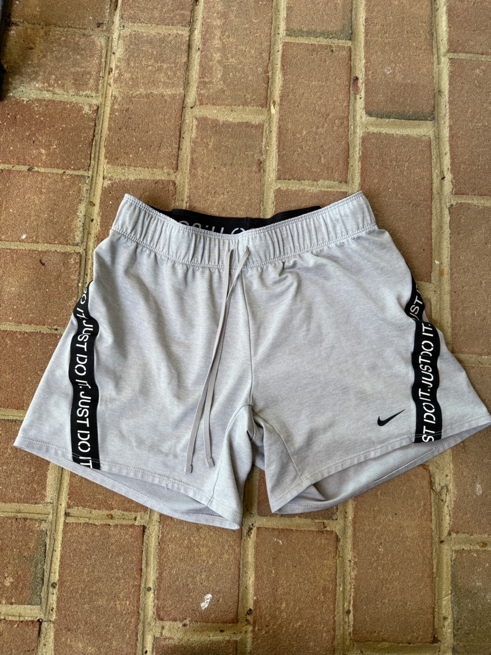 Nike Gray Dri-FIT Athletic Shorts with Black Trim Women’s XS